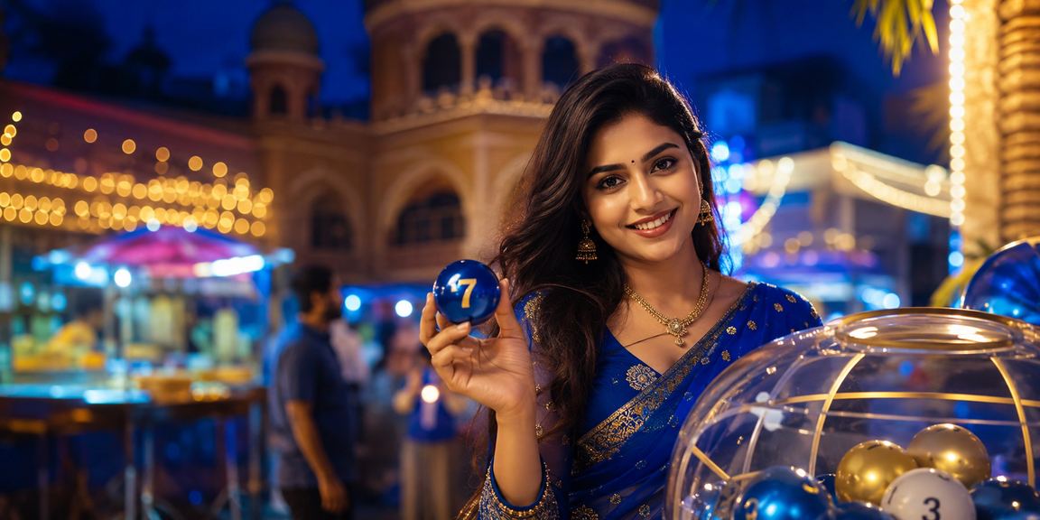 নগরীর রাত্রি বাজার লটারির দৃশ্য